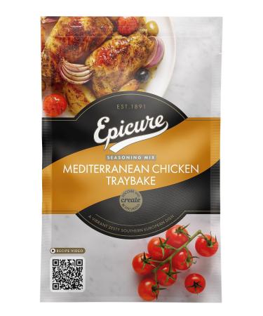 Epicure Vegan Mediterranean Chicken Traybake Seasoning Mix 30 g (Pack of 1)