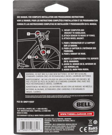 Bell Dashboard 300 Cycling Computer - Track Your Ride with Precision - Buy Online on GoSupps.com