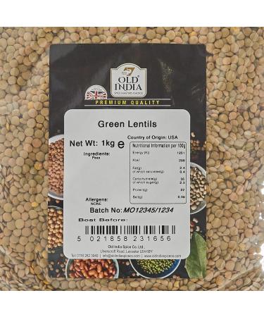 Old India Green Lentils - 1kg Pack of 1 | Premium Quality - Buy Online on GoSupps.com