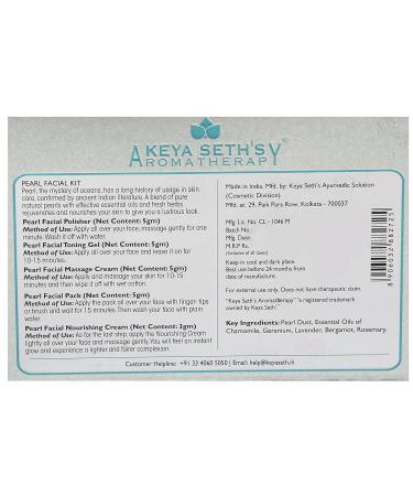 Keya Seth Aromatherapy Envie Pearl Facial Kit Pack - Set of 2 - Buy Online on GoSupps.com