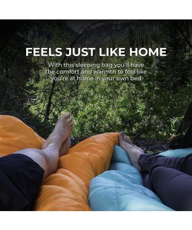 TETON Sports Regular Camping Sleeping Bag - Green Poly Liner | Family-Friendly Design - Buy Online on GoSupps.com