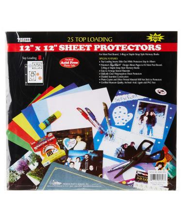 Pioneer Bulk Sheet Protectors for 12 x 12 Pages (Pack of 25) - Buy Online on GoSupps.com