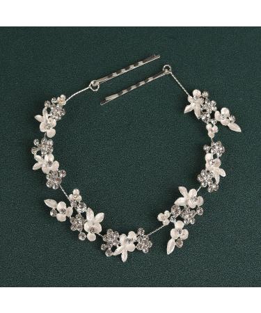 MRAKPLGE Rhinestone Bridal Hair Vine Headband - Wedding Headpiece for Brides & Bridesmaids - Buy Online on GoSupps.com