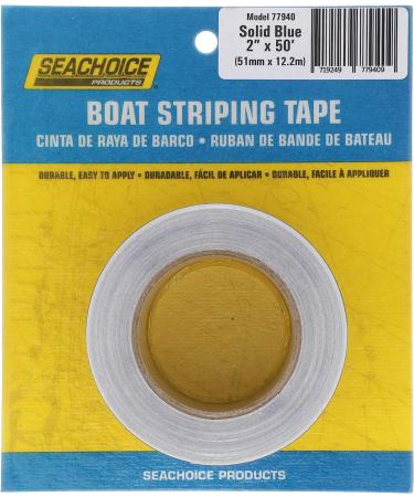 Seachoice Self-Adhesive Boat Striping Tape - 2 in. X 50 Ft, Blue Vinyl Tape, 3 Mil - Waterproof and Durable - Buy Online on GoSupps.com