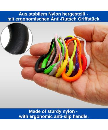 40 Colorful Zipper Pendants - 60x30mm Nylon Replacement Zippers Set for Repair - Threading Accessories - Buy Online on GoSupps.com