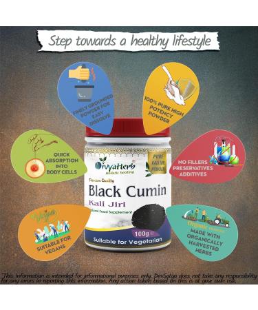 Organic Black Cumin (Kali Jiri) Powder - Premium Quality | [Brand Name] - Buy Online on GoSupps.com