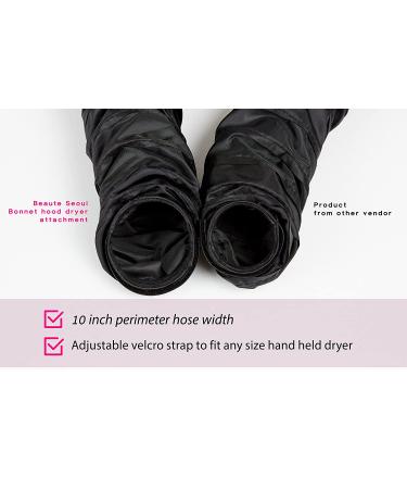 Soft Bonnet Hood Hair Dryer Attachment for Natural Curly Hair Care | Deep Conditioning and Styling Mask Cap | Adjustable Large Hood for Handheld Dryers - Buy Online on GoSupps.com