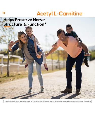 Doctor's Best Acetyl-L-Carnitine 500 mg - 60 Veggie Caps | Supports Energy & Brain Health - Buy Online on GoSupps.com