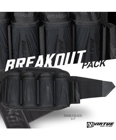 Virtue Breakout V2 Strapless Paintball Harness - All Black 4+7 - Buy Online on GoSupps.com