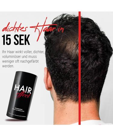 Hair Effect - Full Hair in Seconds! Premium 26g Stray Hair for Instant Volume | Authentic Medium Brown Solution for Men & Women - Buy Online on GoSupps.com