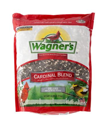 Wagner's 62032 Cardinal Blend Wild Bird Food, 6-Pound Bag 1-Pack Bird Food