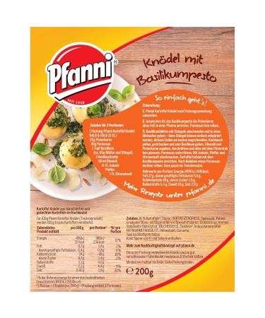 Pfanni Potato Dumplings Half & Half - Classic 200g | Authentic German Potato Dish | International Shipping Available - Buy Online on GoSupps.com