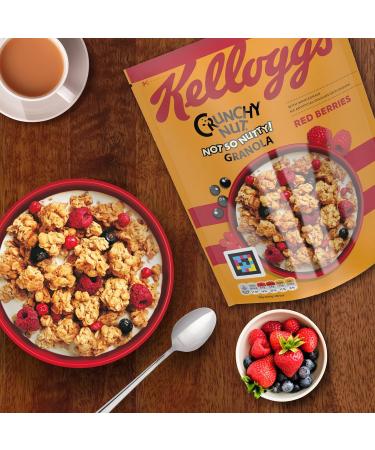 Kellogg's Crunchy Nut Red Berries Breakfast Granola 380g - Buy Online on GoSupps.com