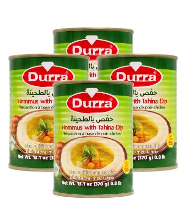 Durra Hummus bi Tahina Arabic chickpea puree in a set of 4 to 370 g