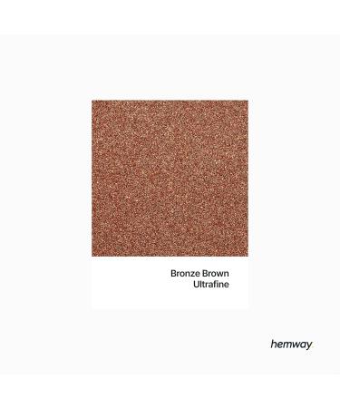 Buy Hemway Ultrafein Extra Fine Sparkle Glitter 100g - Cosmetic Safe Bronze Brown - International Shipping Available - Buy Online on GoSupps.com