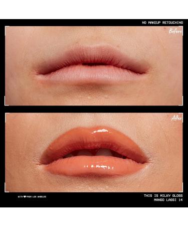Nyx Professional Makeup Milky Gloss Lip Gloss - Mango Lassi | 12-Hour Hydration, Vegan, Scented Milkshake - Buy Online on GoSupps.com