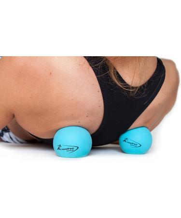 ActiveProZone Therapy Massage Balls Set - Instant Muscle Pain Relief for Myofascial Release & Deep Tissue Pressure - 2 Extra Firm Balls for Trigger Point Treatments - Size 2.75in - Buy Online on GoSupps.com