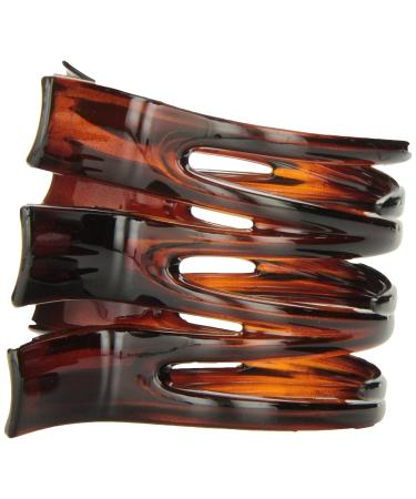 Caravan Triple XXX Large Hair Claw in Tortoise Shell Brown - 1 Count | Strong Hold for Any Amount of Hair | Unisex Hair Accessory - Buy Online on GoSupps.com
