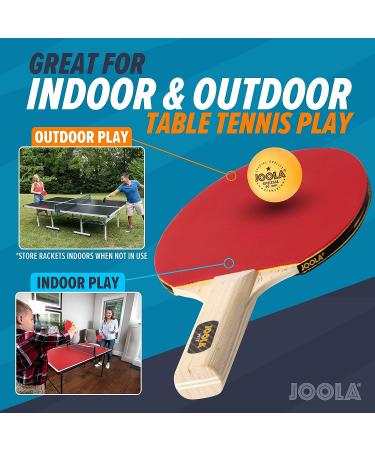 JOOLA Ping Pong Paddle Set with Balls & Carrying Case - Advanced Table Tennis Rackets for 2-4 Players - Buy Online on GoSupps.com
