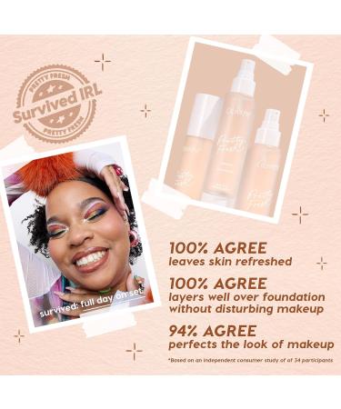 ColourPop Pretty Fresh Hydrating Setting Mist - Vegan Micro-Fine Makeup Finishing Spray with Hyaluronic Acid and Coconut Water for Dewy, Long-Lasting Wear - Lock It In (3.4 Fl Oz) - Buy Online on GoSupps.com