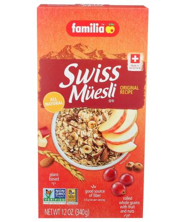 Familia Swiss Muesli Cereal, Original Recipe, 12-Ounce Box (Pack of 6)