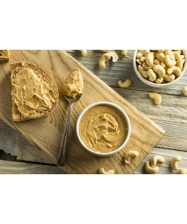Zeina Cashew Butter (1Kg) - Roasted Smooth Cashew Nut Butter with Source of Protein Vegan Approved and Gluten-Free for Healthy Snacks Home Cooking and Baking - Buy Online on GoSupps.com