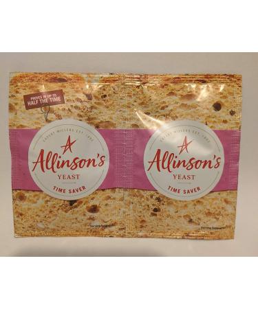 Allinson's Yeast Time Saver Instant for Bread Making Comes in Sachet 4 x 11g - Buy Online on GoSupps.com