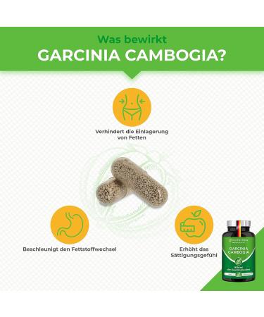 Garcinia Cambogia 60% HCA - Diety Slim Plus 3-in-1 Vegan Capsules | Appetite Suppressant & Fat Burner - 60 Count - Buy Online on GoSupps.com