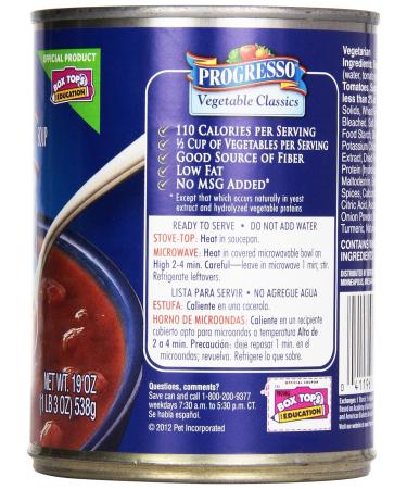 Progresso Hearty Tomato Soup 19oz - Pack of 6 | Delicious and Nutritious Soup - Buy Online on GoSupps.com