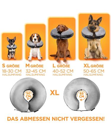 Tierhood Inflatable Ruff for Dogs & Cats | Protective Dog Collar & Neck Collar | Sore Crane Relief XL - Buy Online on GoSupps.com