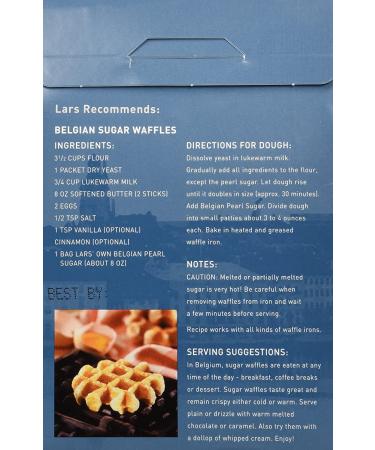 Lars' Own Belgian Pearl Sugar 8oz - Pack of 2 | Premium Quality Sugar for Baking - Buy Online on GoSupps.com