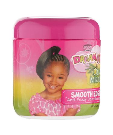 African Pride Dream Kids Olive Miracle Smooth Edges Gel - 6 oz - Anti-Frizzy Conditioning with Olive Oil - Reduces Dryness & Breakage - Buy Online on GoSupps.com