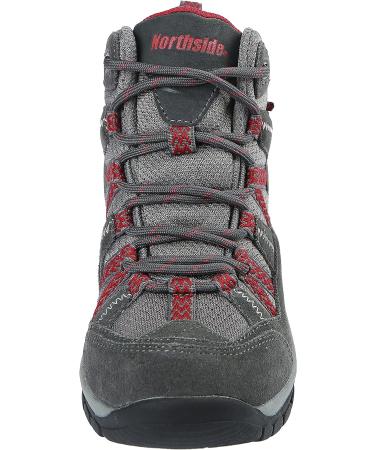 Northside Kids Freemont Waterproof Hiking Boot - Little Kid 1 Medium US - Dark Gray/Red - Buy Online on GoSupps.com
