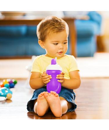 Munchkin Click Lock Flip Straw Toddler Cup 9oz 2 Pack - Pink/Purple - Buy Online on GoSupps.com