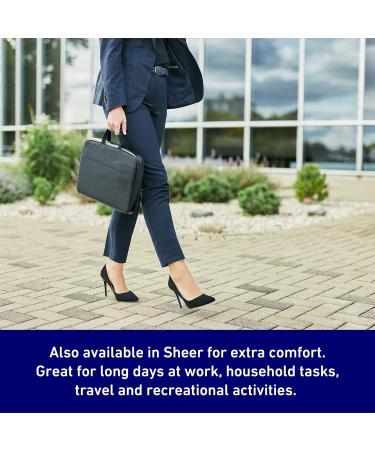 Energizing Daily Wear Knee Highs | Medium Black | Comfortable & Stylish Compression Socks for All-Day Support - Buy Online on GoSupps.com