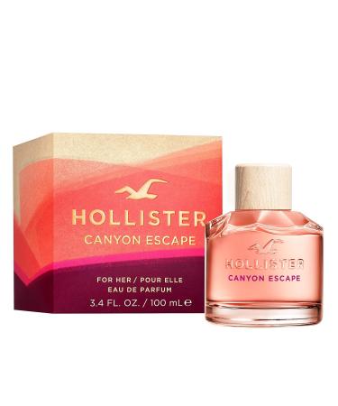 Hollister Canyon Escape Women EDP Spray 3.4 oz (HO26700) 3.4 Fl Oz (Pack of 1) - Buy Online on GoSupps.com
