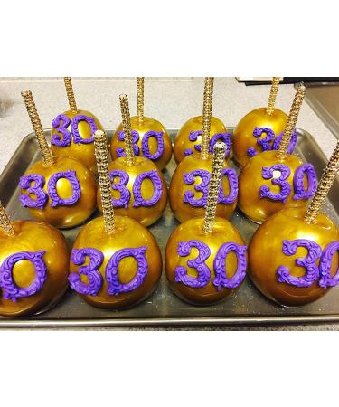 Bling Bamboo Sticks for Candy Apples and Treats 24-Pack (Gold) - Buy Online on GoSupps.com