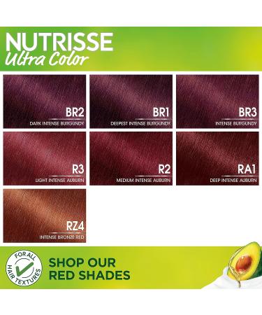Garnier Nutrisse Ultra Color BR3 Intense Burgundy Permanent Hair Dye - 1 Count - Buy Online on GoSupps.com
