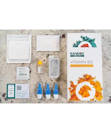 Vitamin B12 Test Kit by Randox Health | At-Home Blood Test | Personalised Report | Results in 2-3 Days - Buy Online on GoSupps.com