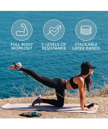 Sports Research Performance Resistance Bands - Set of 5 for Ultimate Workouts - Buy Online on GoSupps.com