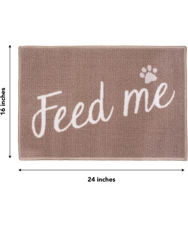 Arkwright Soft Dog Food Mat (16x24 Inch) - Non-Slip Washable Mat for Dogs & Cats Feeding - Buy Online on GoSupps.com