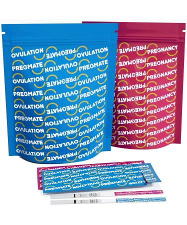 Pregmate 20 Ovulation and 5 Pregnancy Test Strips Predictor Kit 25 Count (Pack of 1) - Buy Online on GoSupps.com