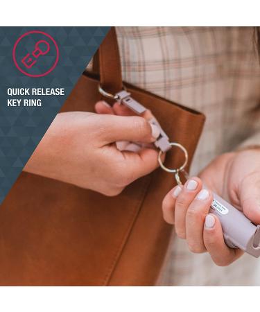 SABRE RED Pepper Spray Keychain | Max Police Strength OC Spray | 10-Foot Range | 25 Bursts | Dusk Purple - Buy Online on GoSupps.com