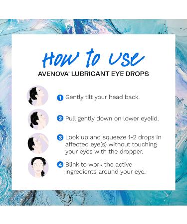 Avenova Lubricant Eye Drops - Instant Relief for Dry Eyes & Contact Lens Intolerance - 2 Pack, 15mL Bottles - Buy Online on GoSupps.com