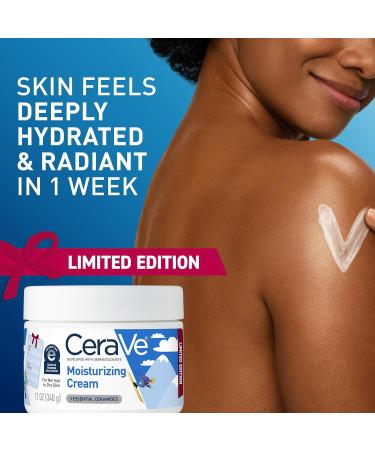 CeraVe Apr s Ski Moisturizing Cream Body and Face Moisturizer for Dry Skin Hyaluronic Acid and Ceramides Daily Moisturizer Oil-Free Fragrance Free Non-Comedogenic Limited Edition 12 Ounce - Buy Online on GoSupps.com