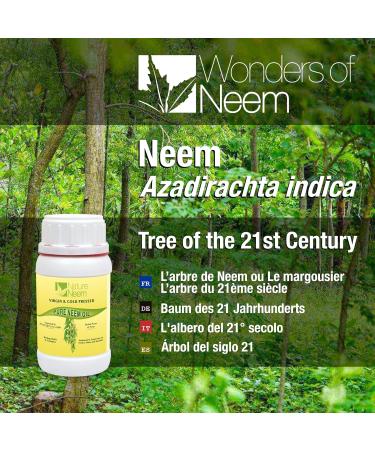  Nature Neem NatureNeem 1st Cold Pressed Pure Virgin Neem Oil - 250ml - Certified 100% Natural - Buy Online on GoSupps.com