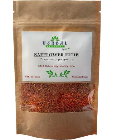 Safflower - Turkish Saffron - Herbal Tea Dried Herb 25g - Carthamus tinctorius - Herbal Remedies by J. - Krokosz barwierski - Buy Online on GoSupps.com