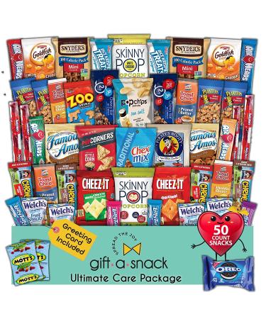 Valentine's Day Snack Box Variety Pack - 50 Count Galentine's Gift for Kids  Adults & Teens | Candy  Chips & Cookies - Buy Online on GoSupps.com