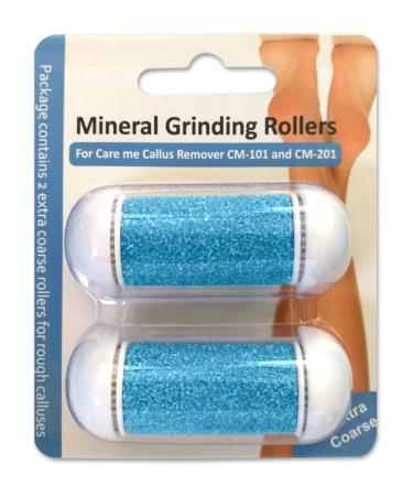 Extra Coarse Replacement Rollers for Care me Electric Callus Removers CM-201-2 Super Coarse Grinding Heads for Removing Dead Hard Skin & Calluses on Feet