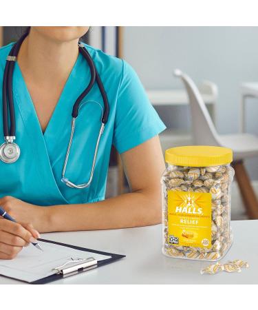 Buy HALLS Relief Honey Lemon Cough Drops - Bulk 250 Count for Soothing Cough Relief | Fast International Shipping - Buy Online on GoSupps.com